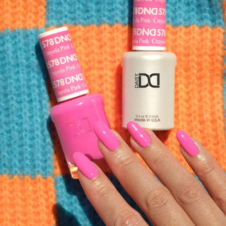 DND Gel Nail Polish - 578 Crayola Pink