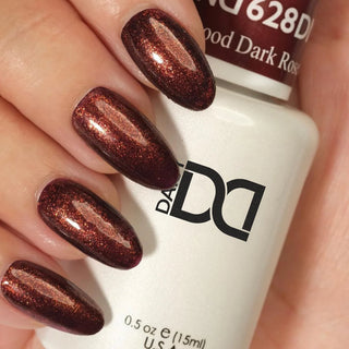DND Gel Polish - 628 Dark Rosewood