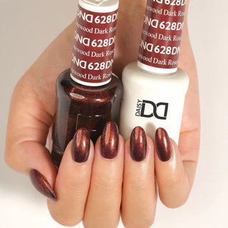 DND Gel Nail Polish - 628 Dark Rosewood