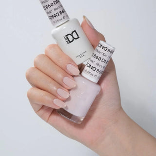 DND Gel Basic Kit - 860 She's White_ She's Pink_ & Nail Lamp