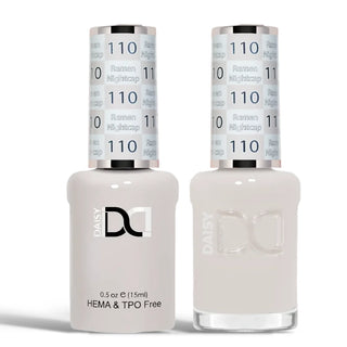 DND HEMA & TPO Free Gel Nail Polish Duo - 110 - Ramen Nightcap - Beige Colors - 0.5 oz