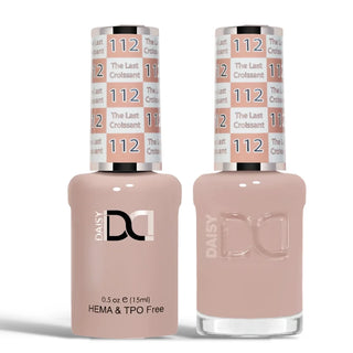 DND HEMA & TPO Free Gel Nail Polish Duo - 112 - The Last Croissant - Brown Colors - 0.5 oz