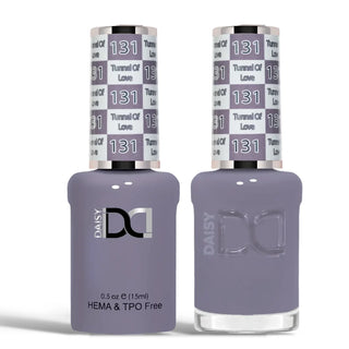 DND HEMA & TPO Free Gel Nail Polish Duo - 131 - Tunnel Of Love - Purple Colors - 0.5 oz