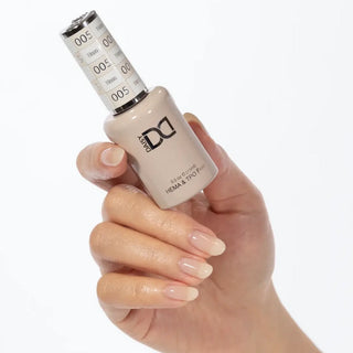DND HEMA & TPO Free Gel Nail Polish Duo - 005 - Haze - Beige Colors - 0.5 oz