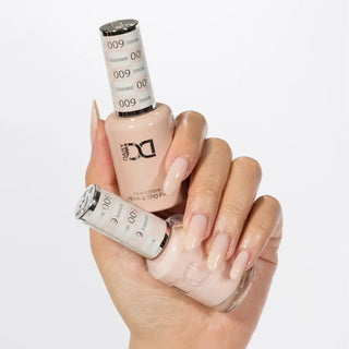 DND HEMA & TPO Free Gel Nail Polish Duo - 009 - Innocent - Beige Colors - 0.5 oz