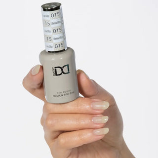 DND HEMA & TPO Free Gel Nail Polish Duo - 015 - Slate Slip - Gray Colors - 0.5 oz