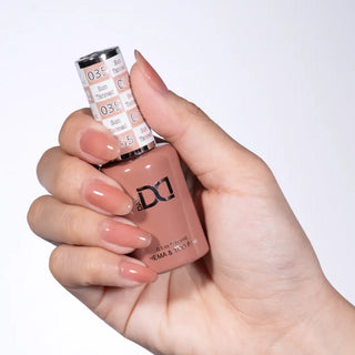 DND HEMA & TPO Free Gel Nail Polish Duo - 035 - Sun Tanned - Brown Colors - 0.5 oz