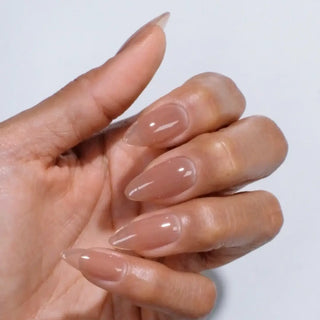 DND HEMA & TPO Free Gel Nail Polish Duo - 112 - The Last Croissant - Brown Colors - 0.5 oz