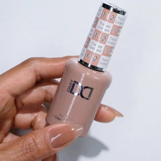 DND HEMA & TPO Free Gel Nail Polish Duo - 112 - The Last Croissant - Brown Colors - 0.5 oz