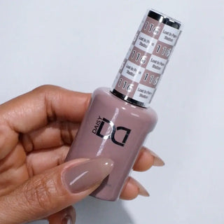 DND HEMA & TPO Free Gel Nail Polish Duo - 116 - Lost In Penn Station - Brown Colors - 0.5 oz