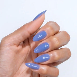 DND HEMA & TPO Free Gel Nail Polish Duo - 121 - Jean Uus! - Blue Colors - 0.5 oz