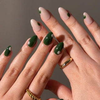 DND HEMA & TPO Free Gel Nail Polish Duo - 126 - Snake Eyes - Green Colors - 0.5 oz