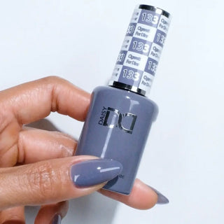 DND HEMA & TPO Free Gel Nail Polish Duo - 133 - Cigarettes For Dinner - Gray Colors - 0.5 oz