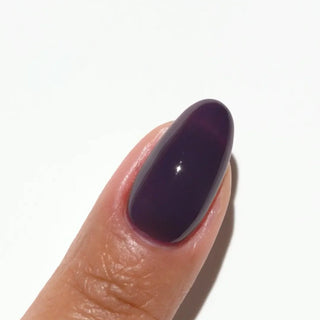 DND HEMA & TPO Free Gel Nail Polish Duo - 141 - Velvet Fig - Black Colors - 0.5 oz