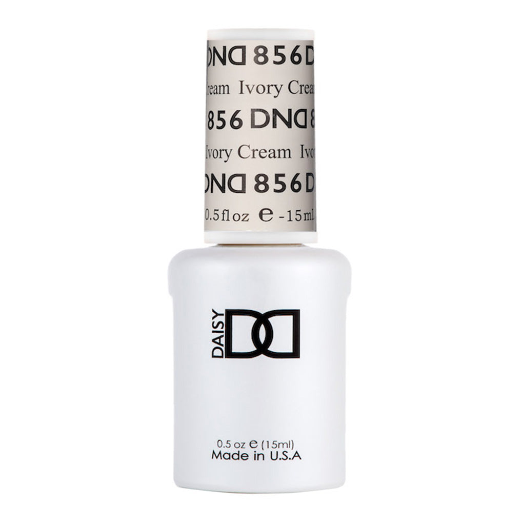 DND Gel Nail Polish Duo - 856 Ivory Cream - DND Sheer Collection