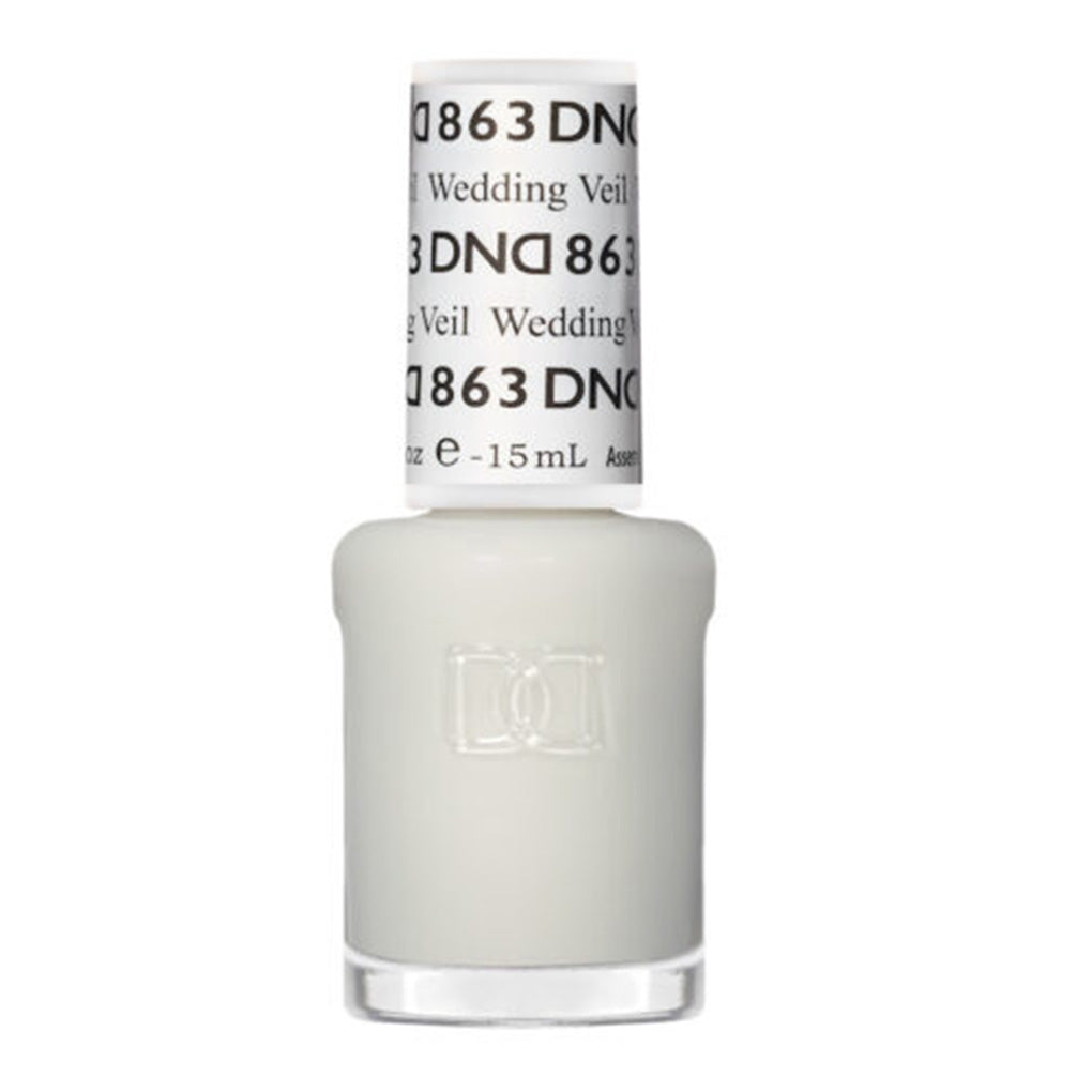 DND Gel Nail Polish Duo - 863 Wedding Veil - DND Sheer Collection