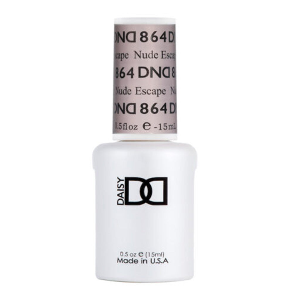 DND Gel Nail Polish Duo - 864 Nude Escape - DND Sheer Collection