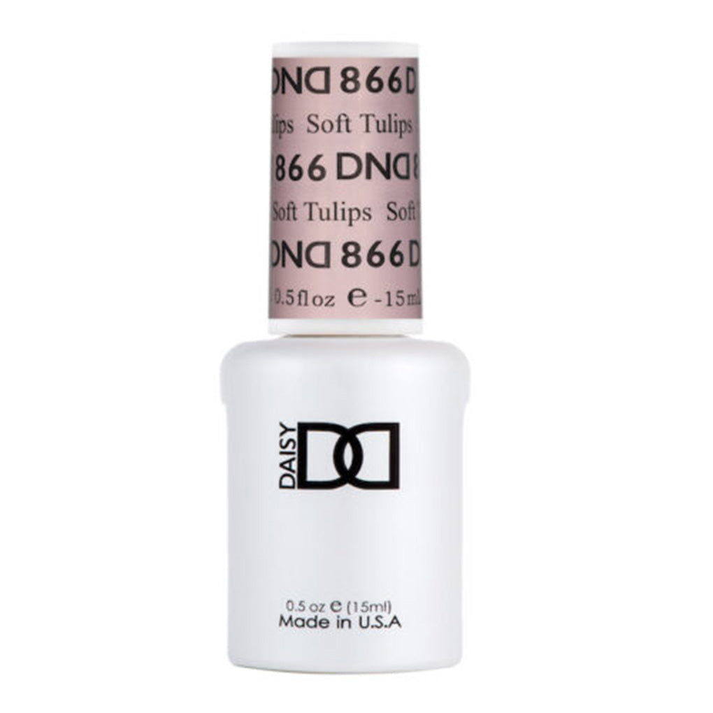 DND Gel Nail Polish Duo - 866 Soft Tulips - DND Sheer Collection