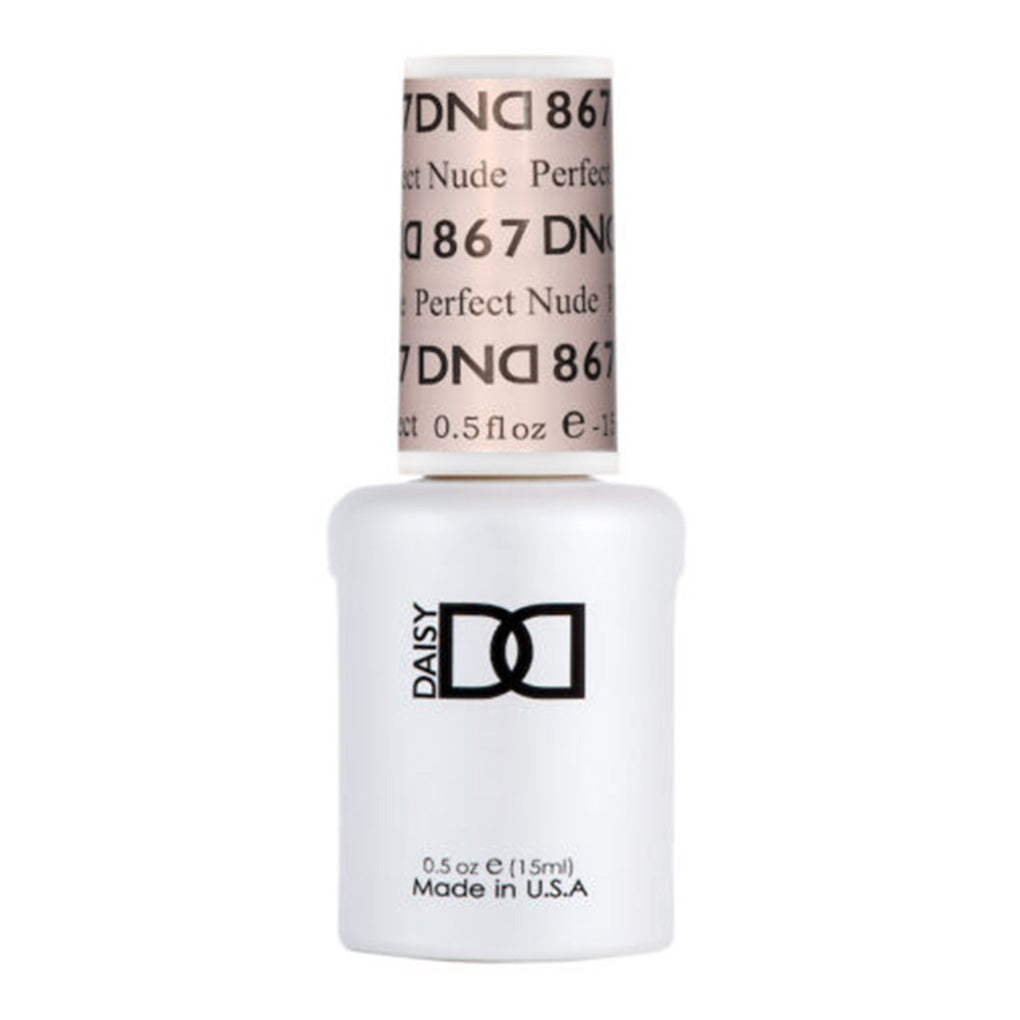 DND Gel Nail Polish Duo - 867 Perfect Nude - DND Sheer Collection