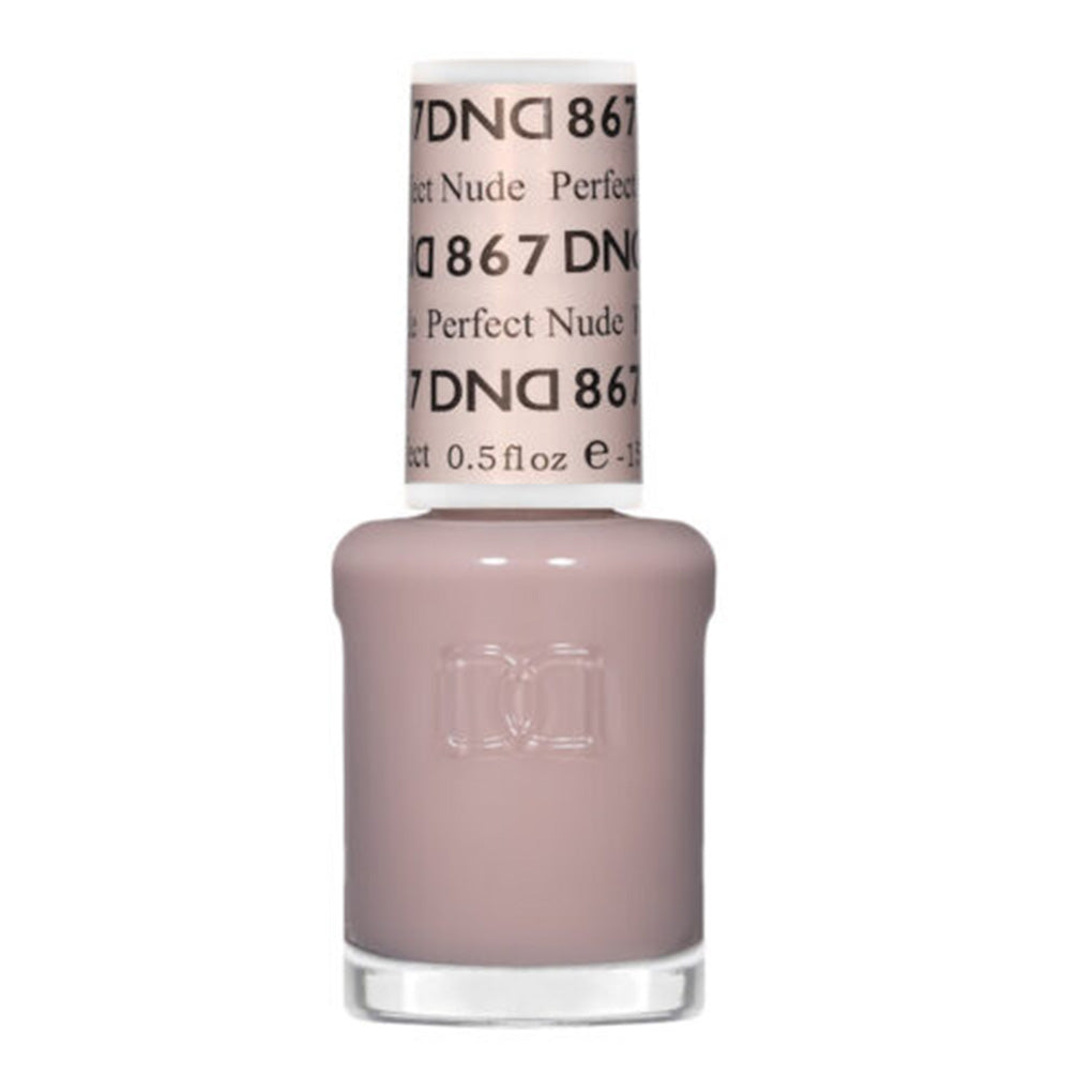 DND Gel Nail Polish Duo - 867 Perfect Nude - DND Sheer Collection