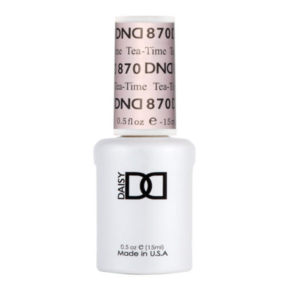 DND Gel Nail Polish Duo - 870 Tea-Time - DND Sheer Collection