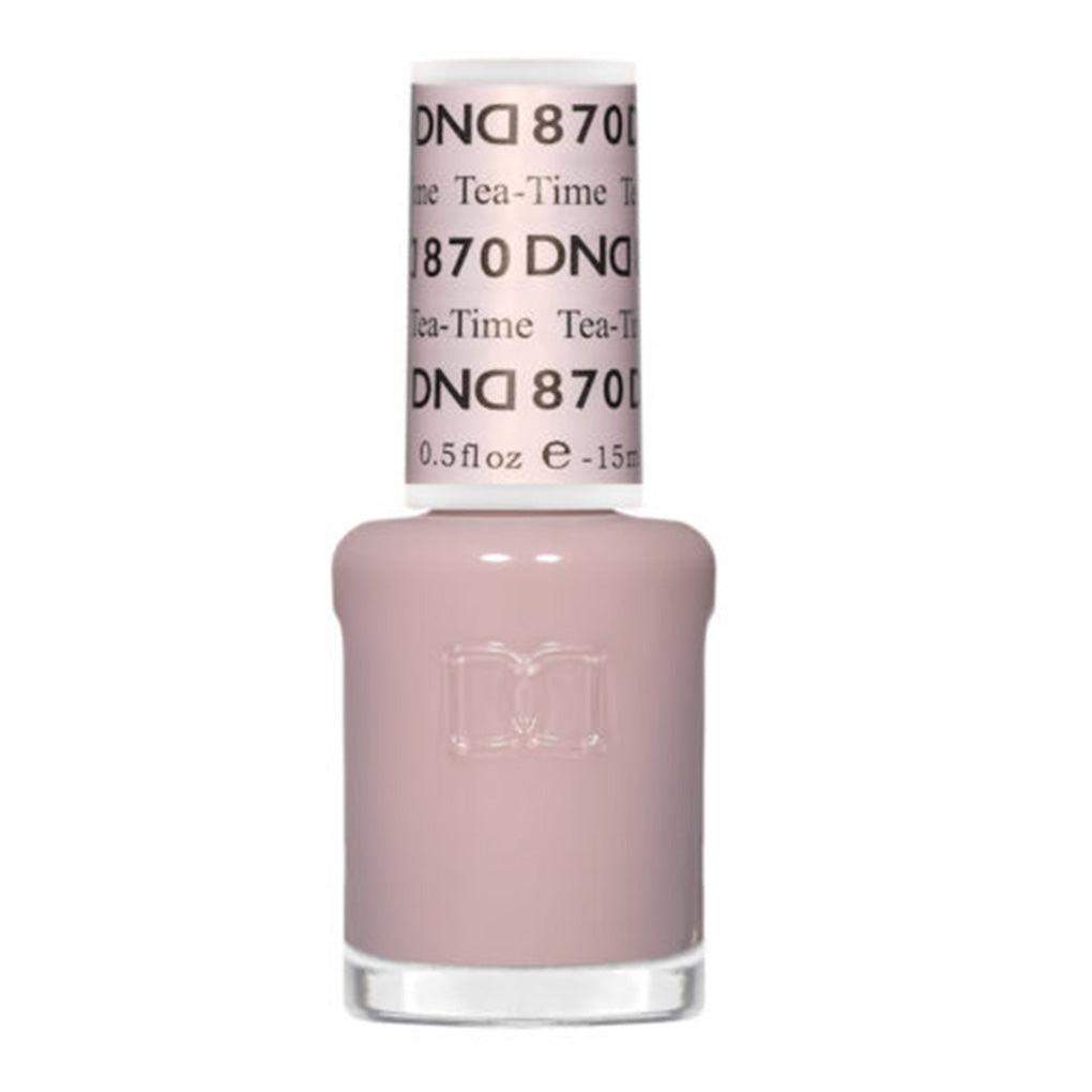 DND Gel Nail Polish Duo - 870 Tea-Time - DND Sheer Collection