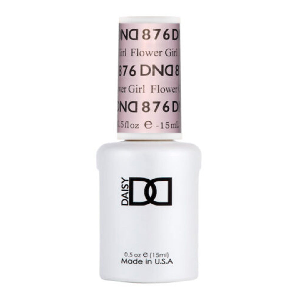 DND Gel Nail Polish Duo - 876 Flower Girl - DND Sheer Collection