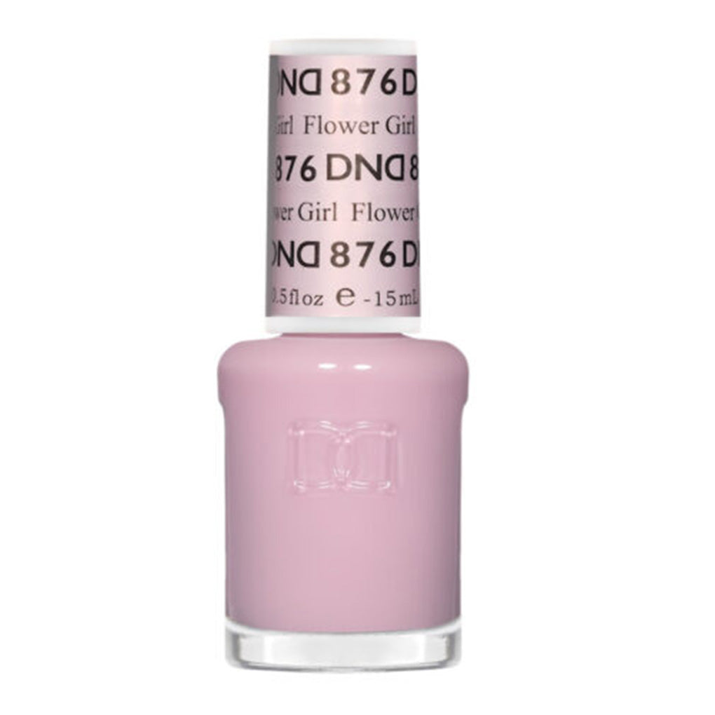 DND Gel Nail Polish Duo - 876 Flower Girl - DND Sheer Collection