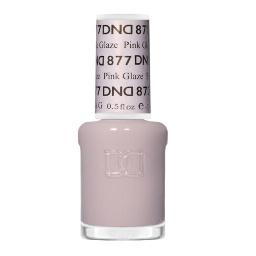 DND Gel Nail Polish Duo - 877 Pink Glaze - DND Sheer Collection