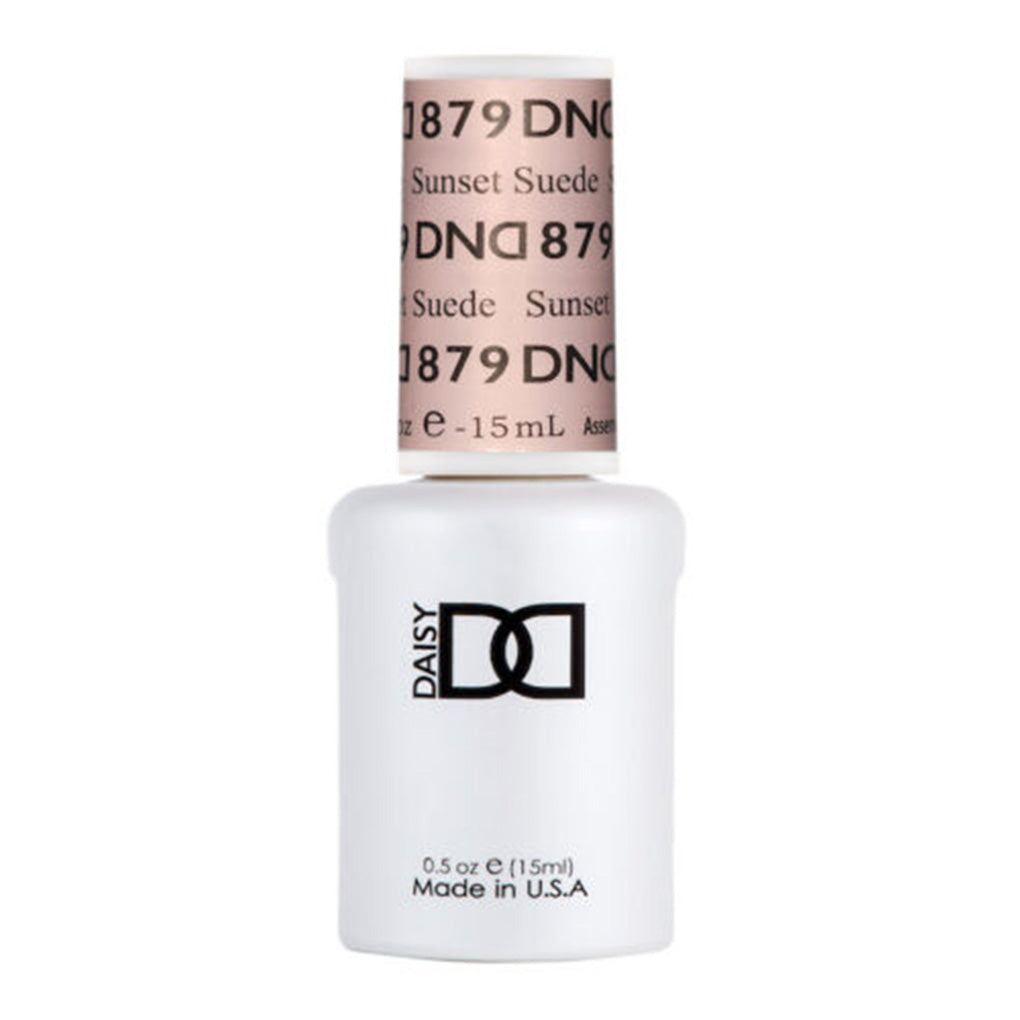 DND Gel Nail Polish Duo - 879 Sunset Suede - DND Sheer Collection