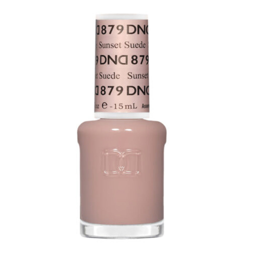 DND Gel Nail Polish Duo - 879 Sunset Suede - DND Sheer Collection