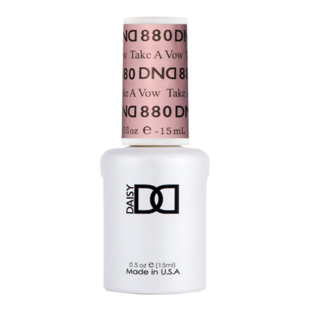 DND Gel Nail Polish Duo - 880 Take A Vow - DND Sheer Collection