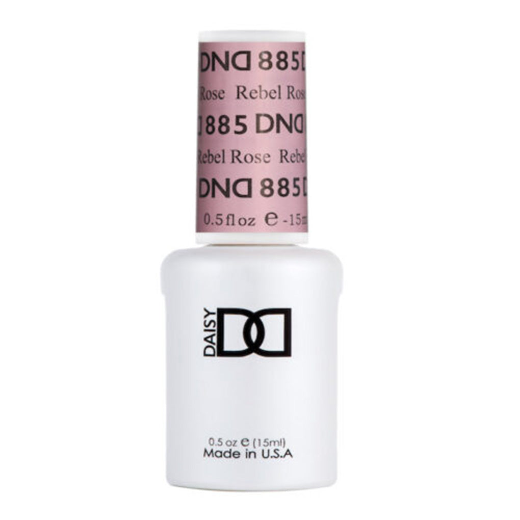 DND Gel Nail Polish Duo - 885 Rebel Rose - DND Sheer Collection