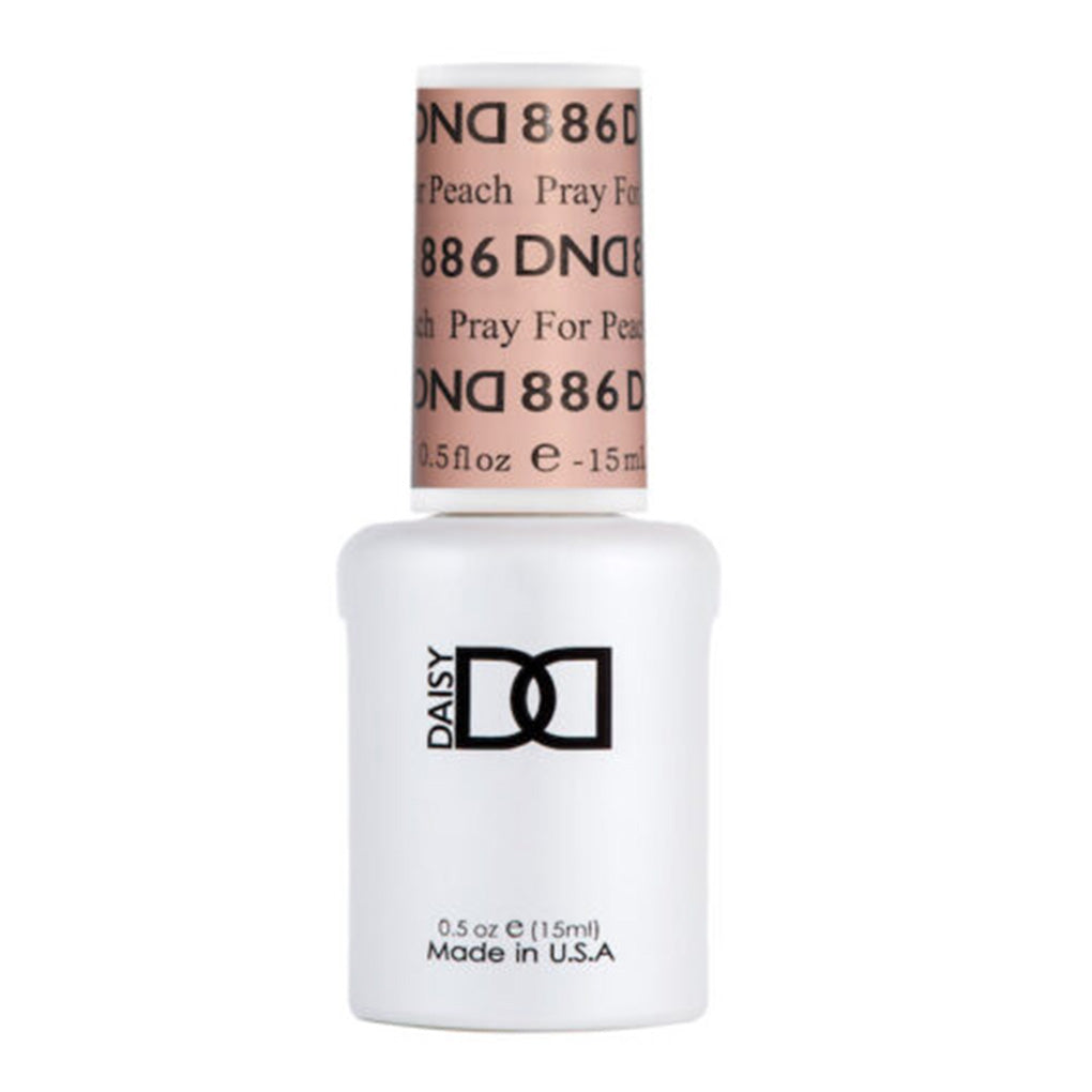 DND Gel Nail Polish Duo - 886 Pray For Peach - DND Sheer Collection