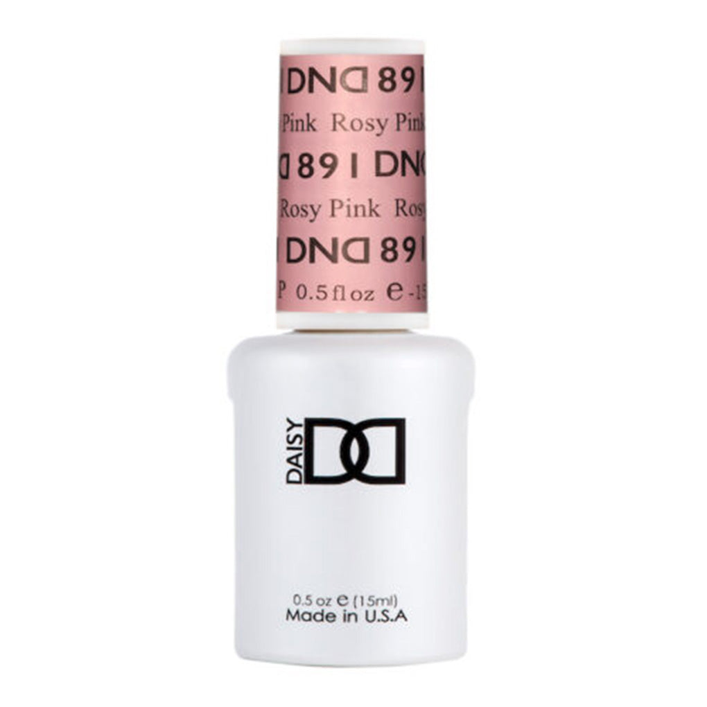 DND Gel Nail Polish Duo - 891 Rosy Pink - DND Sheer Collection