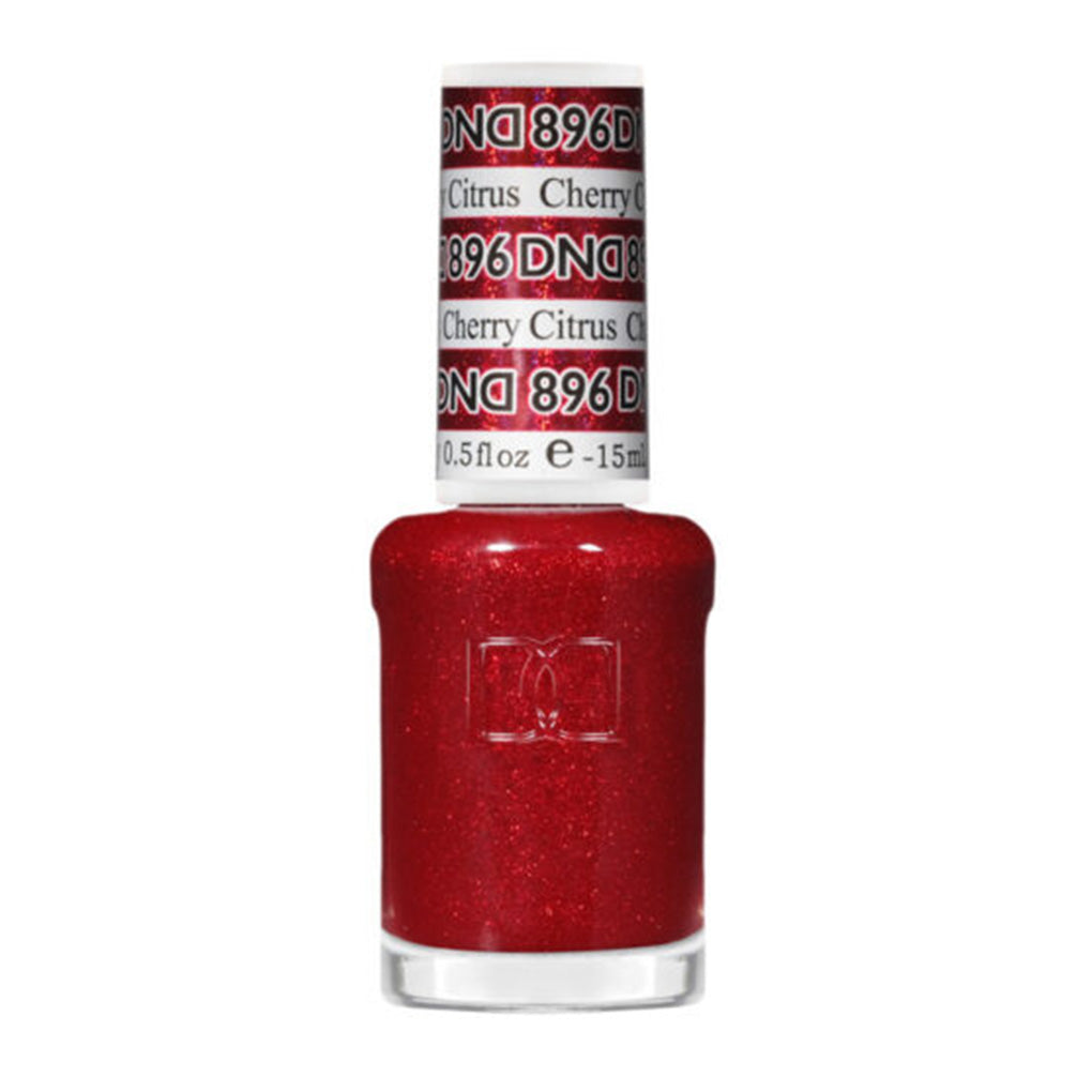 DND Gel Nail Polish Duo - 896 Cherry Citrus - DND Super Glitter Collection