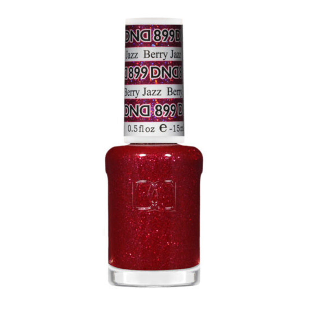 DND Gel Nail Polish Duo - 899 Berry Jazz - DND Super Glitter Collection