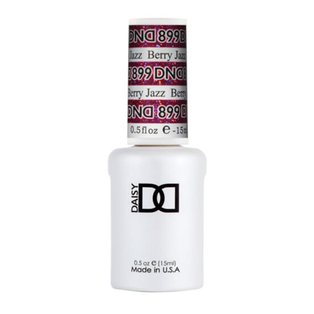 DND Gel Nail Polish Duo - 899 Berry Jazz - DND Super Glitter Collection