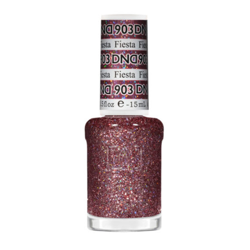 DND Gel Nail Polish Duo - 903 Fiesta - DND Super Glitter Collection