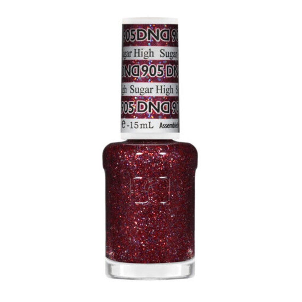 DND Gel Nail Polish Duo - 905 Sugar High - DND Super Glitter Collection