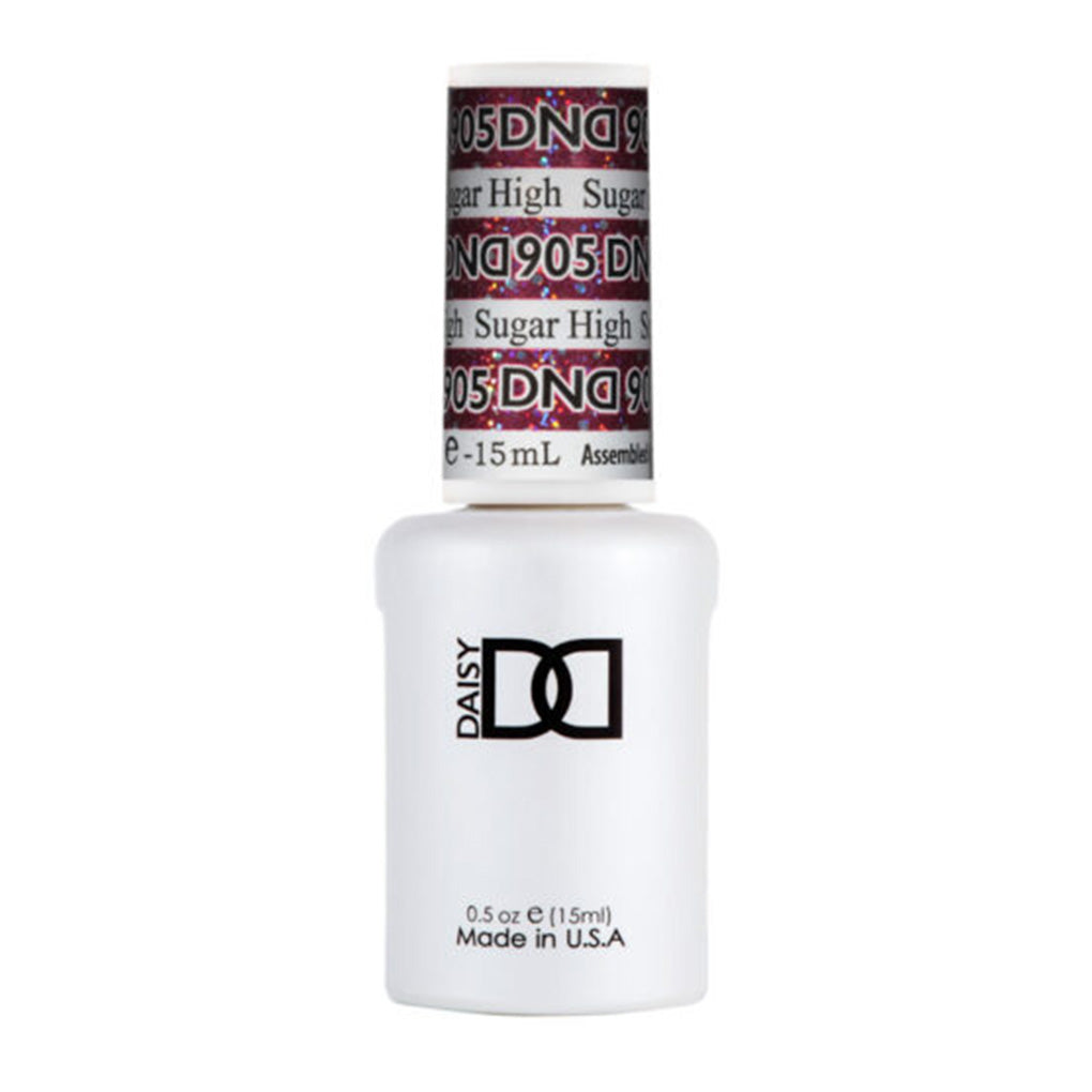 DND Gel Nail Polish Duo - 905 Sugar High - DND Super Glitter Collection