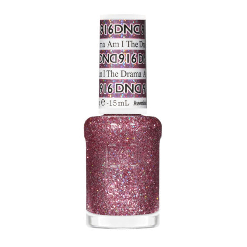 DND Gel Nail Polish Duo - 916 Am I The Drama - DND Super Glitter Collection