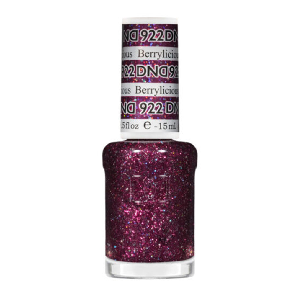 DND Gel Nail Polish Duo - 922 Berry-licious - DND Super Glitter Collection