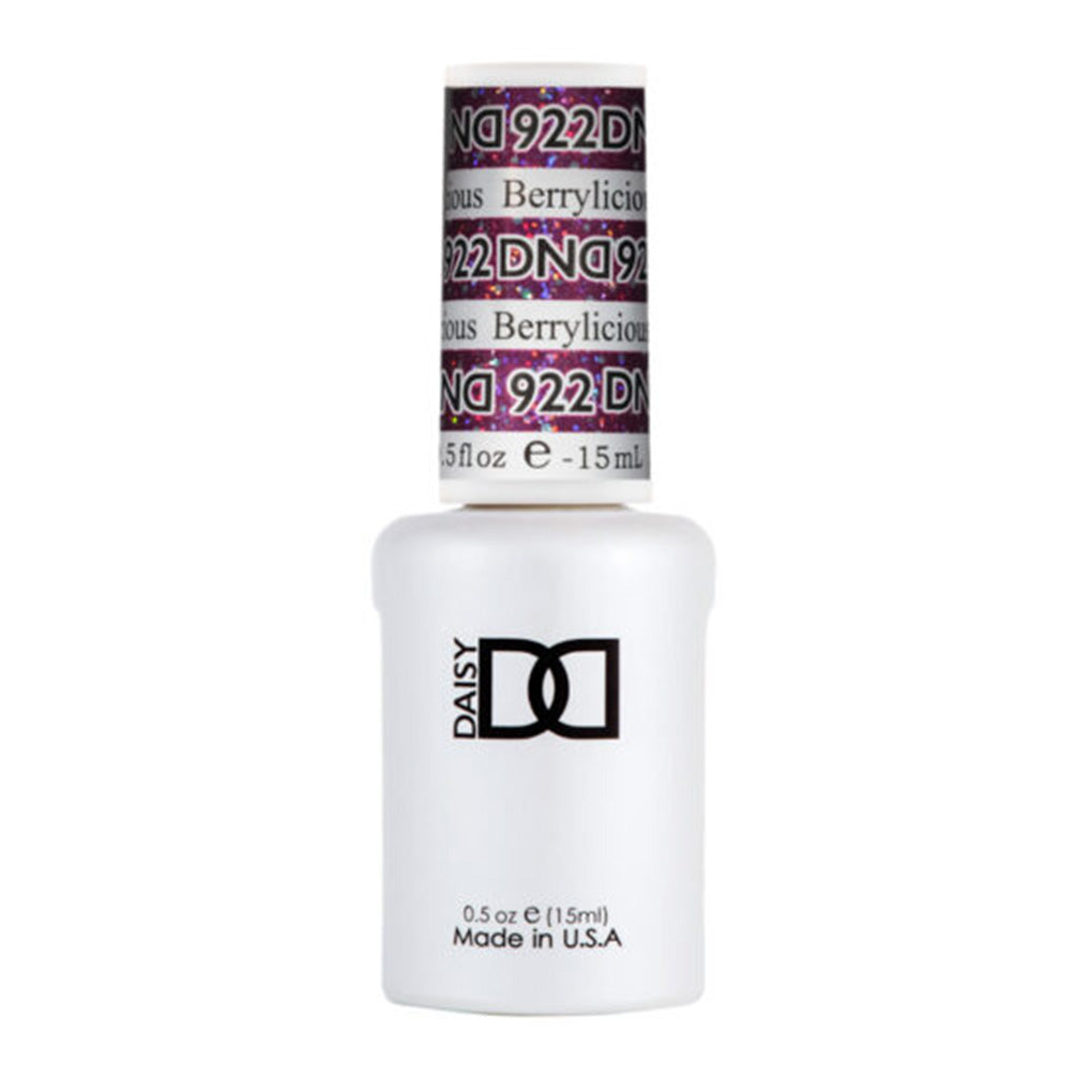 DND Gel Nail Polish Duo - 922 Berry-licious - DND Super Glitter Collection