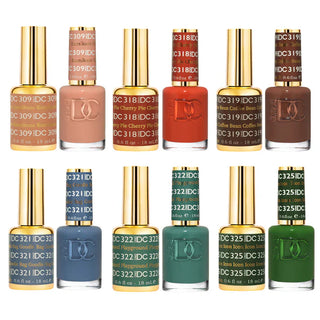 DND DC Fall Gel & Polish 6pc Bundle - Warm Tones