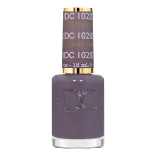 DND DC Nail Lacquer - 102 Charcoal Burnt