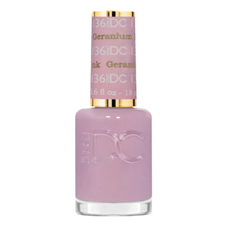 DND DC Nail Lacquer - 136 Geranium Pink