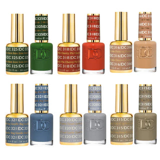 DND DC Winter Gel & Polish 6pc Bundle - Cozy Hues