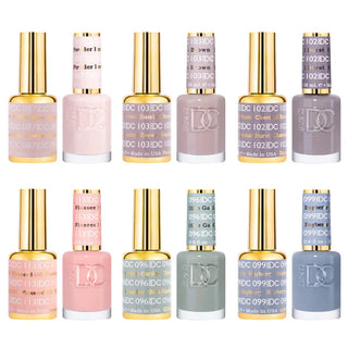 DND DC Fall Gel & Polish 6pc Bundle - Neutral Tones