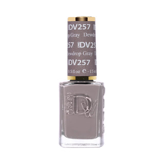 DND DIVA Nail Lacquer - 257 Dewdrop Grey